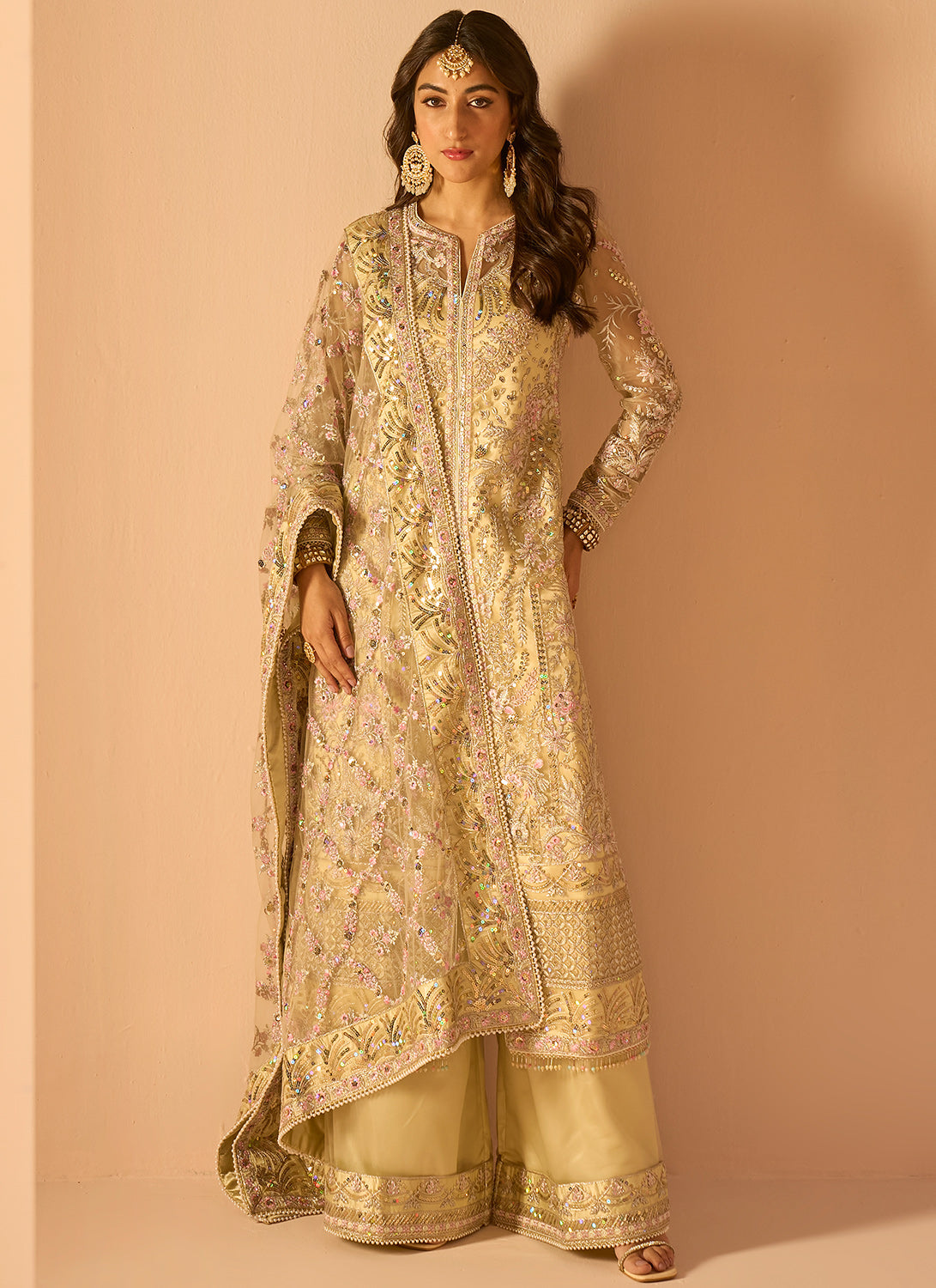 Buy Yellow Sharara Suit for Women, Palazzo Pants With Crop Top Wedding  Outfit, Indian Wedding Party Reception Haldi Wear, Pakistani Dress Online  in India - Etsy